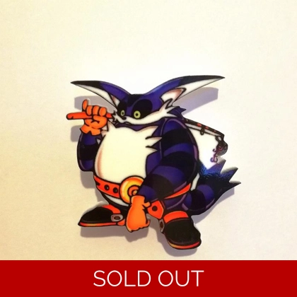 Sonic the Hedgehog - Big the cat pin badge Sonic the Hedgehog - Big the cat pin badge